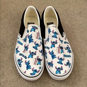 Vans Disney100 Lilo and Stitch Slip On Sneakers